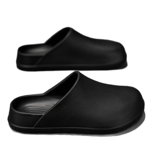 Summer new style with soft sole and poop feeling. Baotou drag large size fashionable casual shoes, non-slip and deodorant work sandals