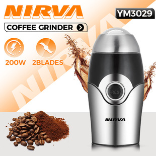 Nirva Portable Electric Grinding Coffee Machine All-In-One Household Small Italian Grinding Hand-Brewed Stainless Steel