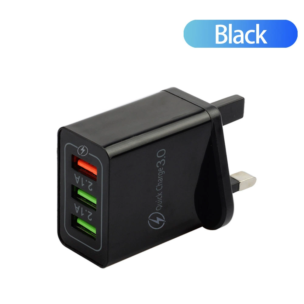 3USB британская фабрика быстрой зарядки QC 3.0 версия треугольник Британский зарядное устройство быстрая зарядка Travel Head