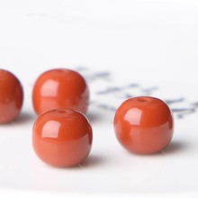 南红玛瑙老型桶珠隔珠腰顶珠diy手工编织星月菩提文玩手串配饰珠