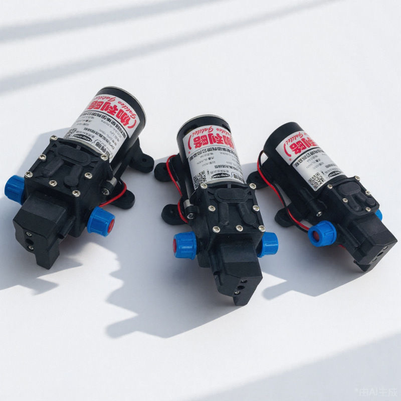 12v自吸泵小型高压喷雾泵电动高压清洗泵12v高压打药泵