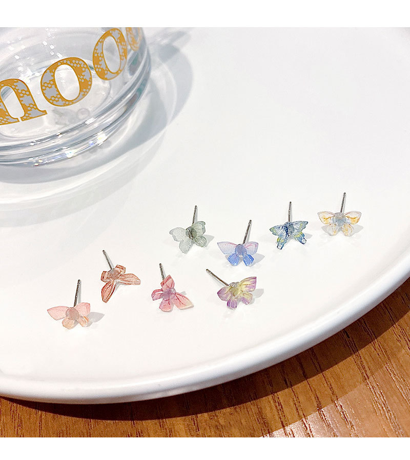 4 Pairs Sweet Insect Resin Womenu0027S Ear Studs