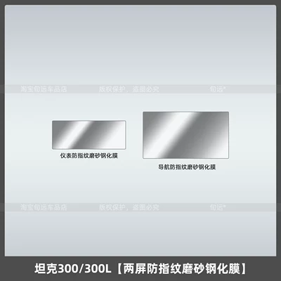 control navigation screen, hi4t/z seat — Car interior film - tank-300300ldual-screen-anti-fingerprint-matte-tempered-film