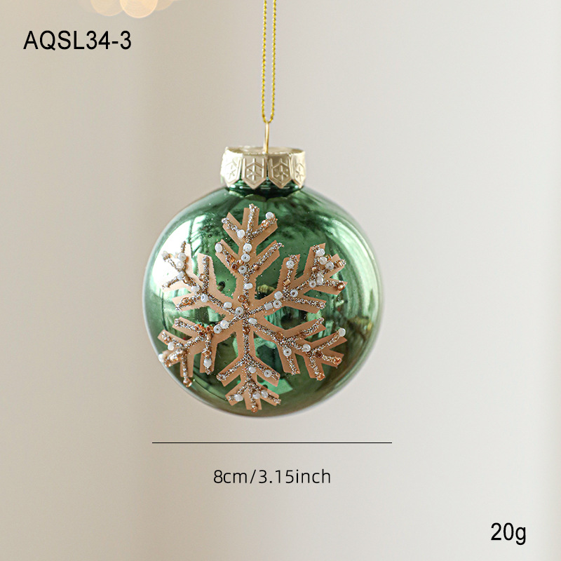 8CM Bolas de Navidad Modelo C