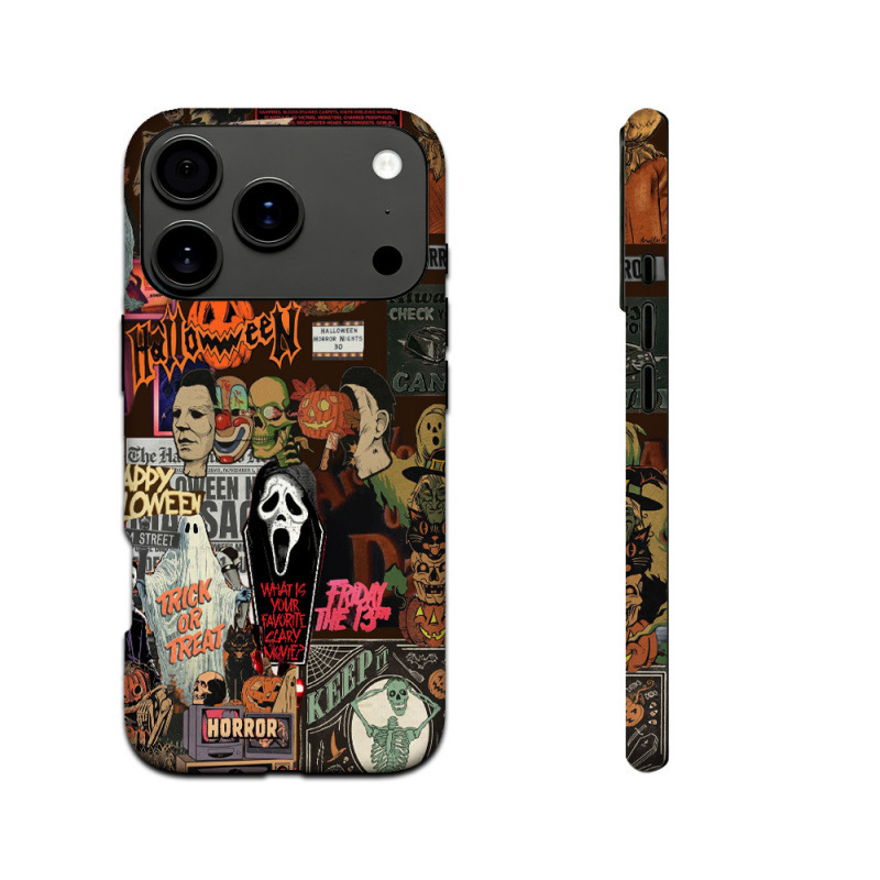 Cross-Border New Personalized Film Magnetic Two-In-One Mobile Phone Protective Cover Suitable for Apple Mobile Phone Case New 17Pro