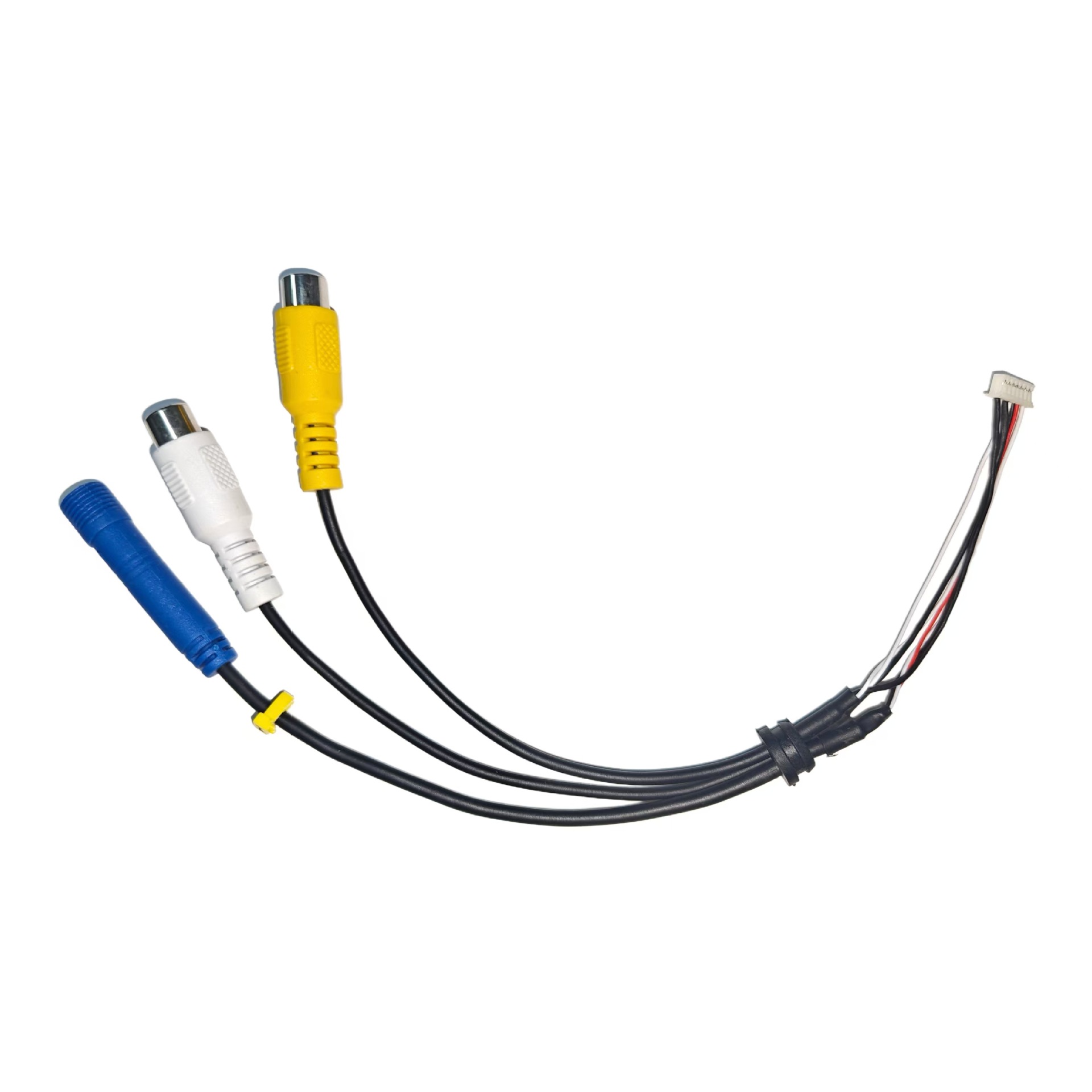 源头工厂一分三音视频线延长线防水线三色接口电子音响功放