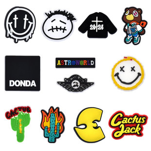New PVC soft glue small shoe patch diy decorative accessories accessories cute cartoon interesting inspiration ins