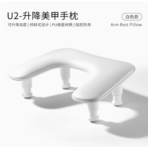 クロスボーダーネイルサロンハンドピロー、ロシア風ライトラグジュアリーU2リフティングマニキュア、傾斜蝶折りたたみ枕、快適で柔らかいハンドパッド