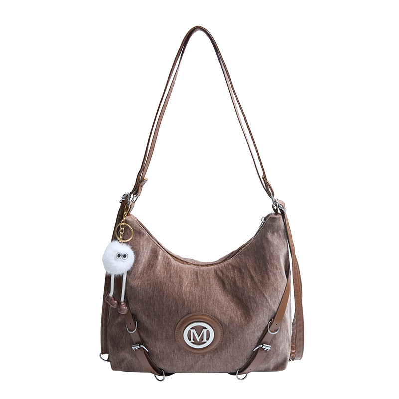 Bolso Tote Multiuso para Mujer de Terciopelo, Gran Capacidad, para Uso Diario