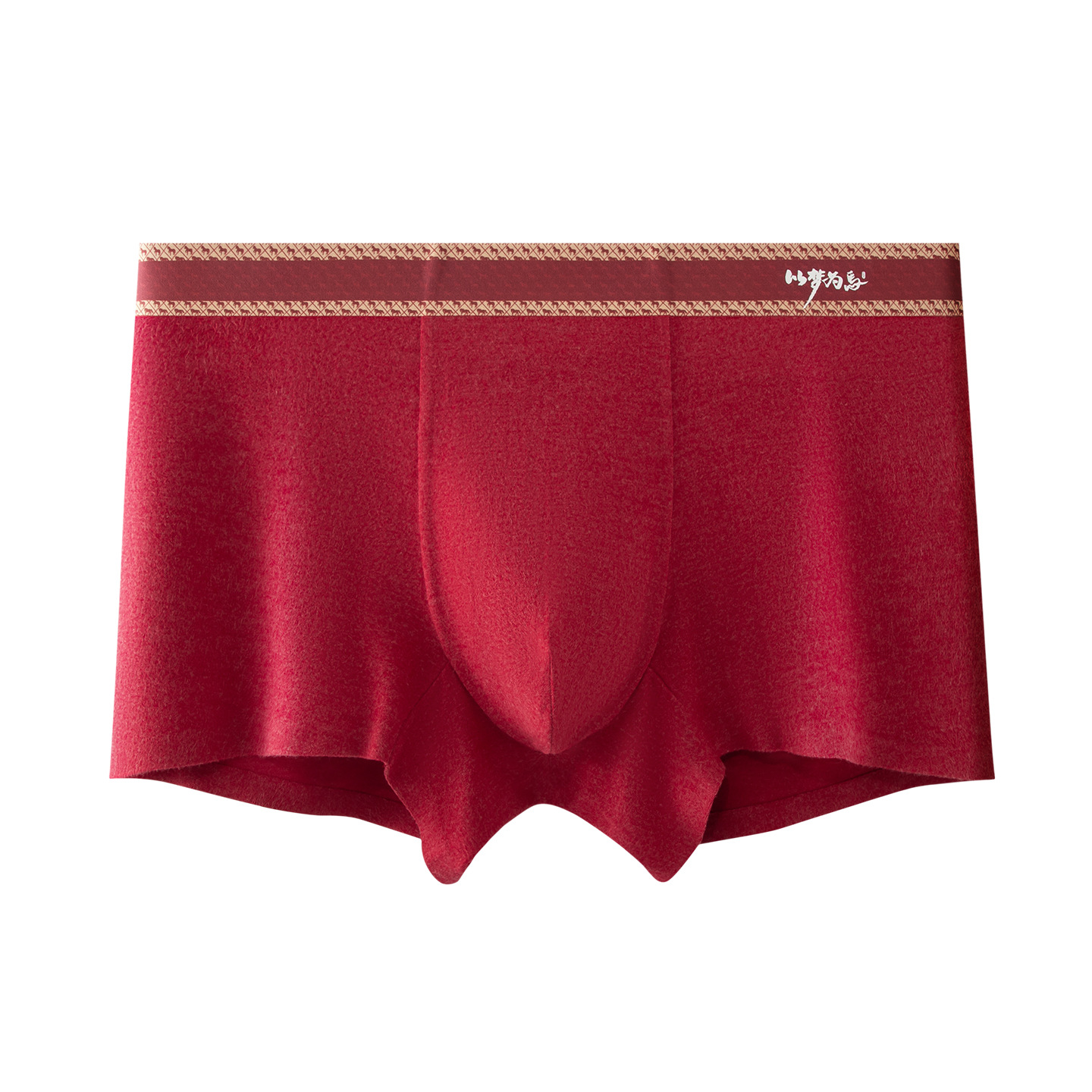 [Procesamiento personalizado] este año de vida ropa interior de hombre abrasivo calentamiento otoño invierno feliz pantalones al por mayor OEM