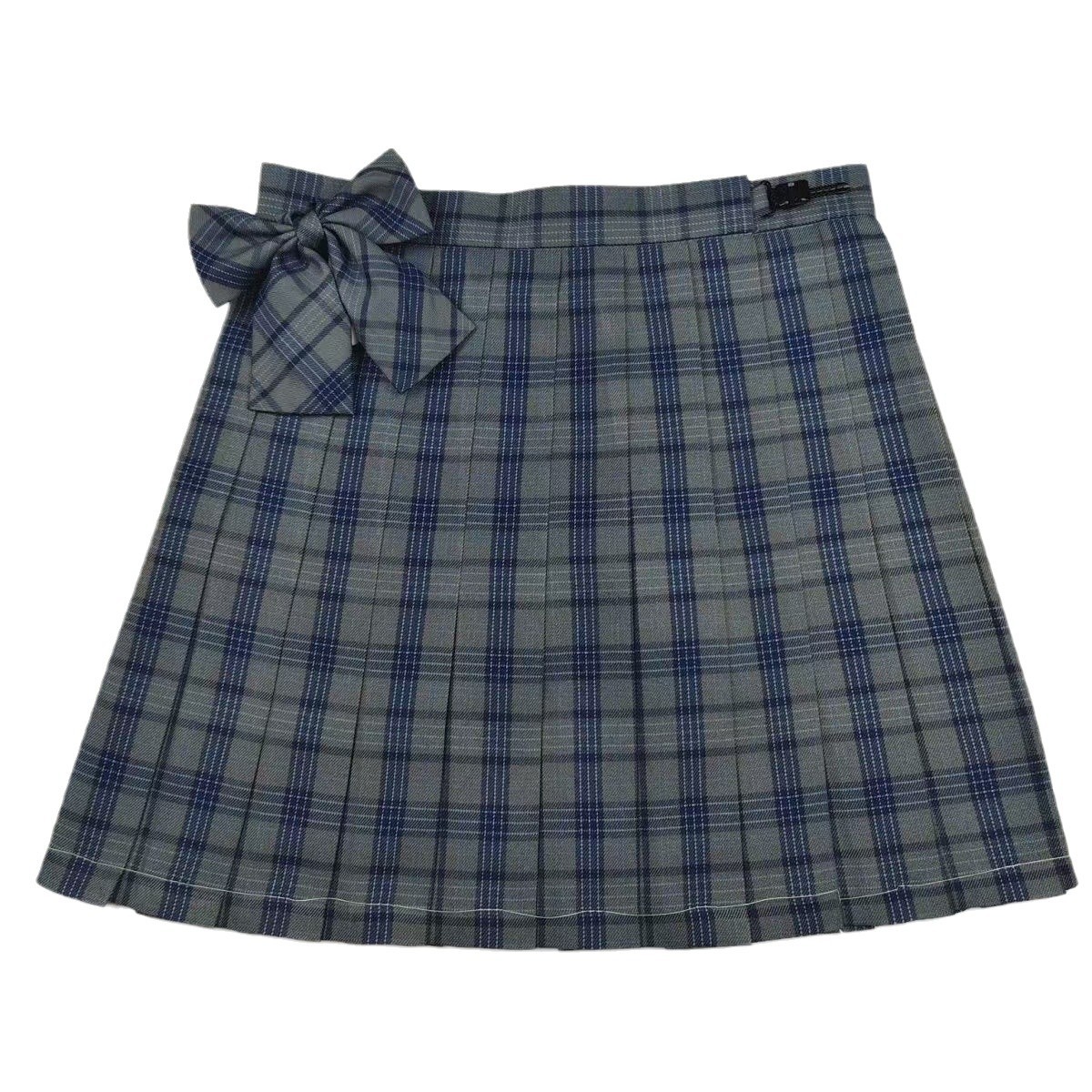 여름 JK 유니폼 허리 대학 스타일 스커트 소녀 스타일 주름 치마 스커트 높은 허리 스커트 공장 공급