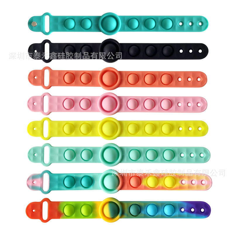 children silica gel decompression Bracelet Rodent vanguard Puzzle Decompression motion interest colour Bubble Bracelet source Manufactor