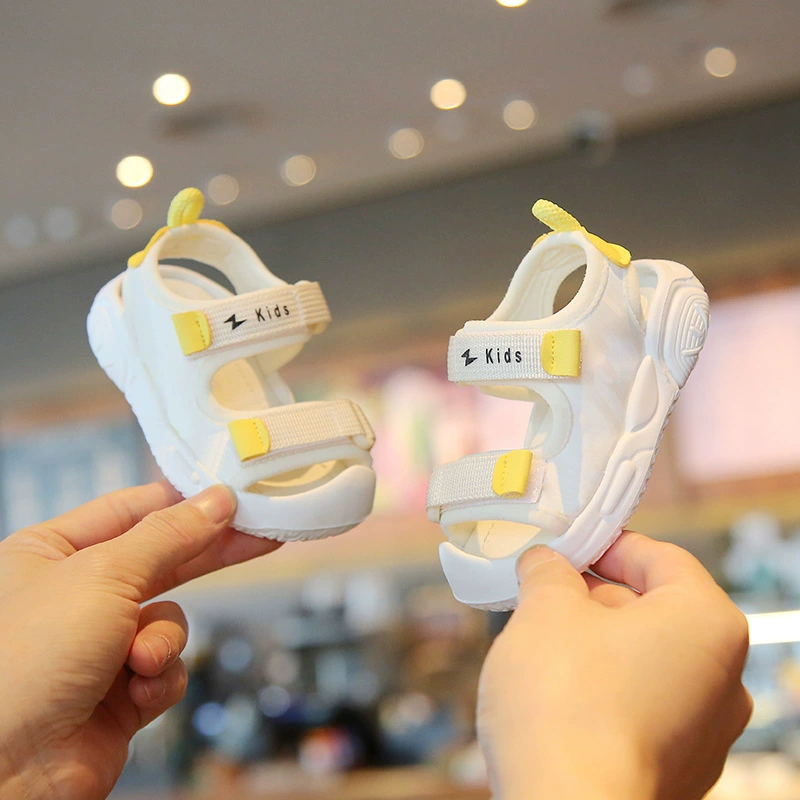 麦布熊 Children's summer non-slip sandals for early age for boys, children's bag, soft sole