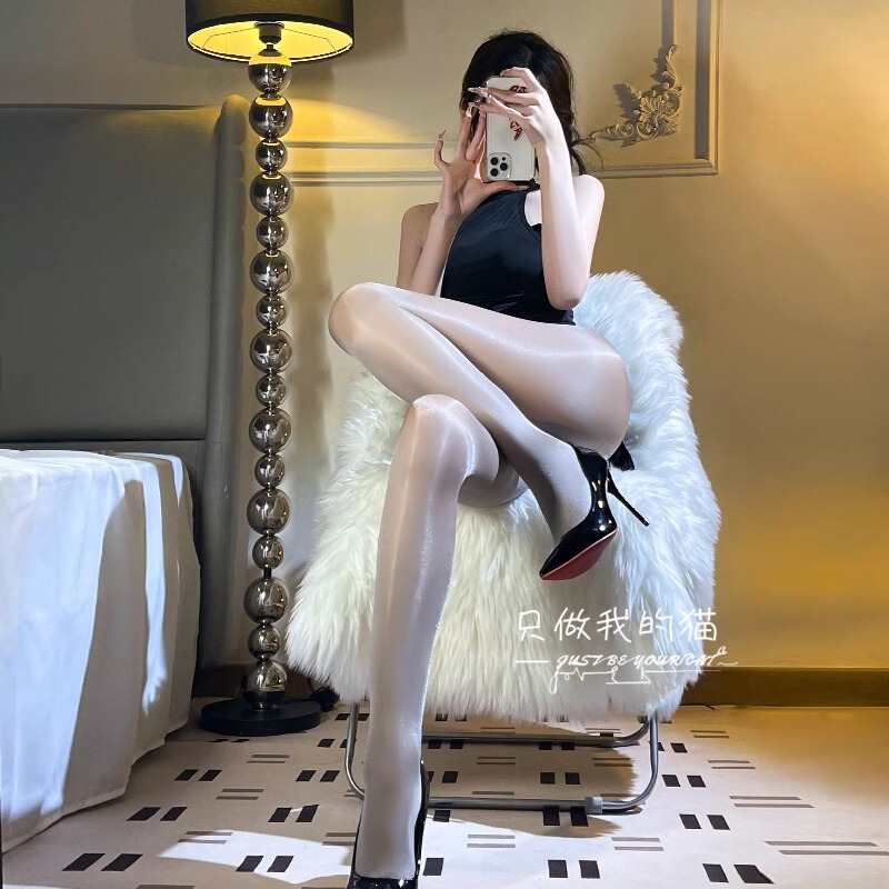 Cross-Border Ultra-Shiny Oil-Silk Stockings, Summer Silky Sexy Thin Shiny Pantyhose