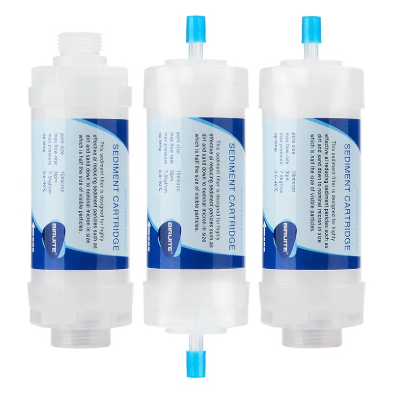Purificador de agua lavadora calentador de agua Filtro frontal de 5 pulgadas pequeño PP elemento de filtro de cubierta de inodoro inteligente