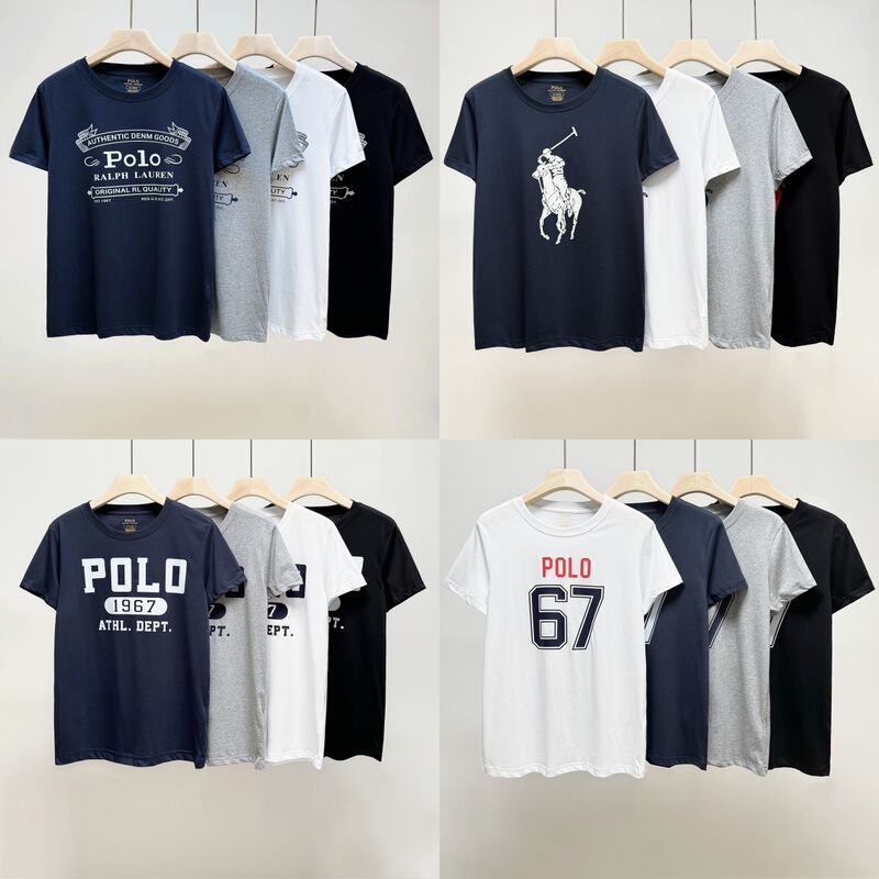 25SS in stock POLO BEAR Joint Crewneck Cubs Ralph Lauren Summer Men and Women Couple Short-sleeved T-shirt