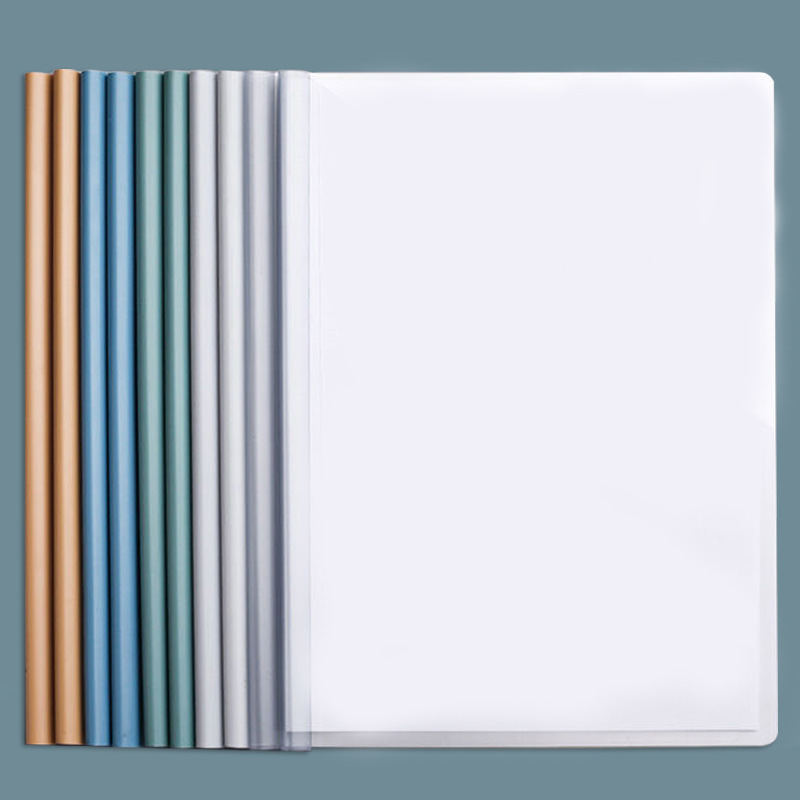 Clip de varilla de tracción A4 Clip de varilla de tracción Clip de libros de estudiantes Clip de datos Clip de cubierta de libros Clip de gota de plástico al por mayor