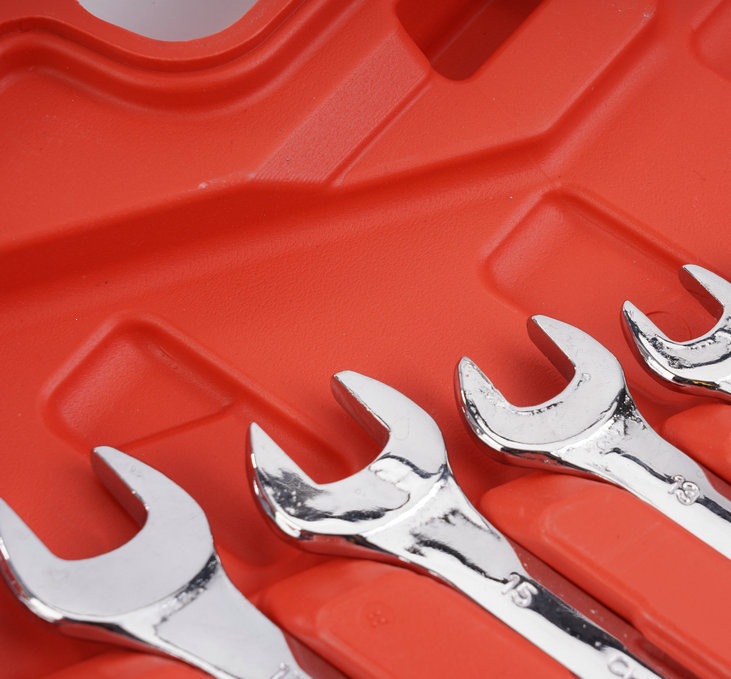 In stock: 37-piece auto repair socket wrench set, car maintenance tools, car repair ratchet, vehicle hardware toolbox