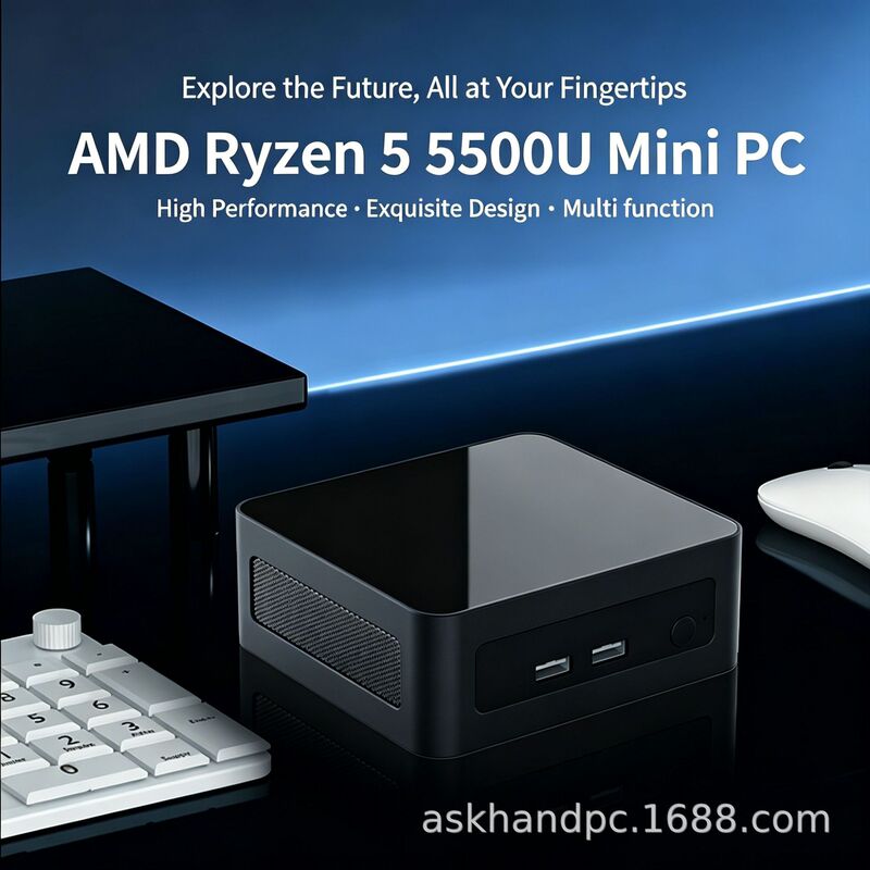 This mini PC AMD Ryzen R5-5600H is suitable for gaming, AI, office work, home theater, and Linux server applications