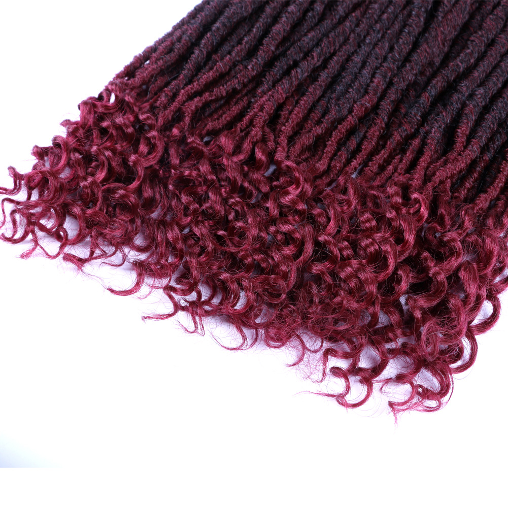 Extension per capelli Treccia senza fibre chimiche Extension per capelli intrecciati all'uncinetto Parrucche Locs Parrucche Trecce per capelli all'uncinetto_voghion.com