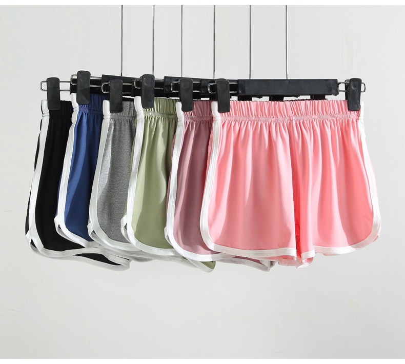 Student Sports Shorts Women's Three-part Pants Summer Casual Outer Wear Korean-style Beach Pants Candy-colored Simple Hot Pants