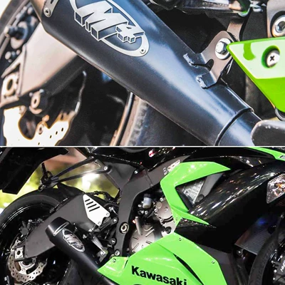 stainless steel integrated mid-tail section | Motorcycle exhaust pipe