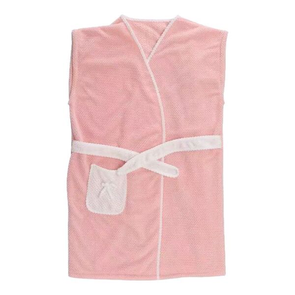 coral velvet bath towel