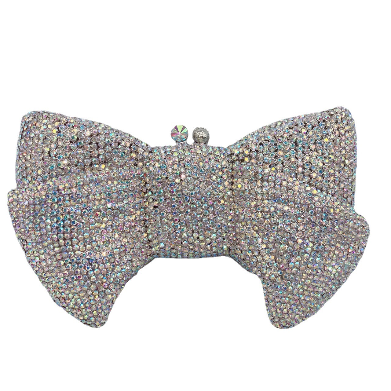 Seleccione estrictamente el nuevo arco transfronterizo con diamantes bolsas de cena bolsas de mano de diamantes bolsas de maquillaje pequeñas bolsas de mujer
