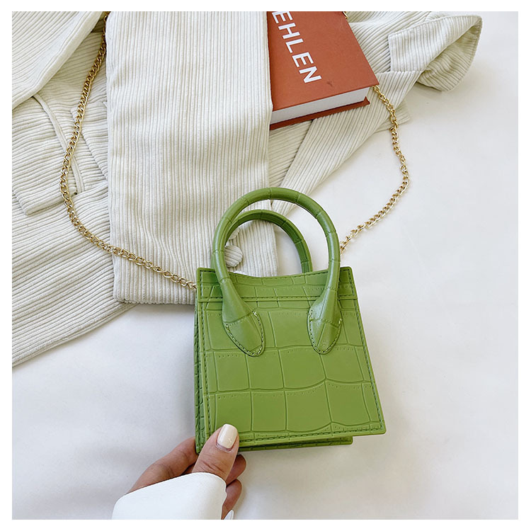 2025 Cross-border new popular smiling face bag, small square bag, fashionable and versatile chain hand bag, shoulder and crossbody jelly women's bag undefined