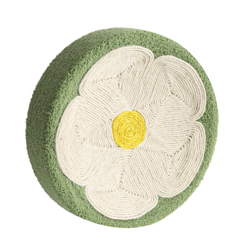 Creative round sisal cat scratching basin, flower cat scratching nest, scratch-proof cat nest, cat nest, cat pet supplies wholesale