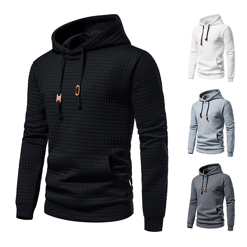 2026 Autumn/Winter New European and American Men's Jacquard Sweatshirt, Long-Sleeve Hoodie, Warm-Colored Hooded Sports Jacket 2026 Autumn/Winter New European and American Men's Jacquard Sweatshirt, Long-Sleeve Hoodie, Warm-Colored Hooded Sports Jacket