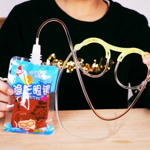 Summer Beverage High-Value Internet Celebrity Fruity Contact Lens Straw DIY Quirky Drinking Fun Wholesale Factory