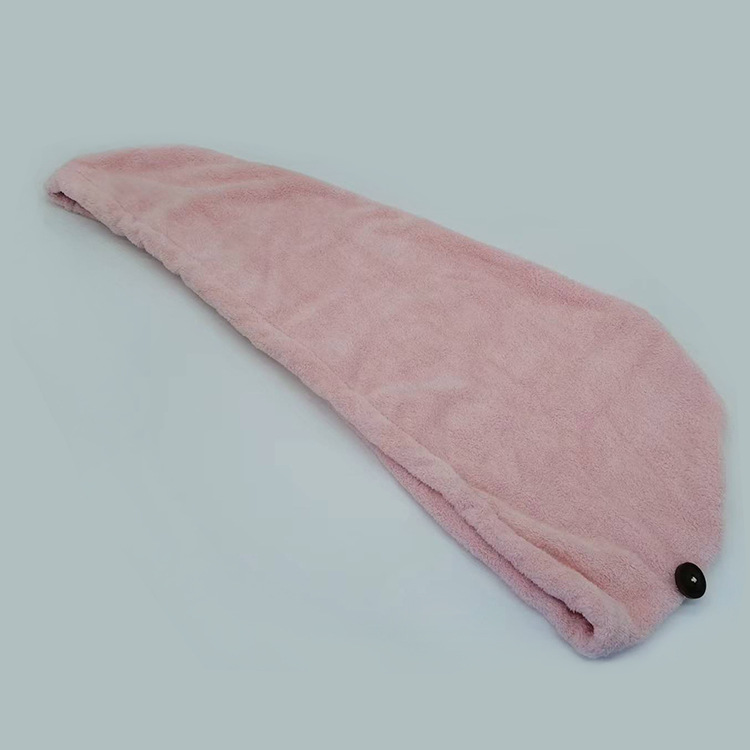 Coral Fleece Super Absorbent Cute Cartoon Shower Cap, Thickened Towel, Head Wrap Hair Drying Cap Wholesale_voghion.com