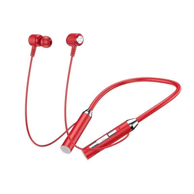 新しいワイヤレス Bluetooth ヘッドセットスポーツバイノーラル首掛けインイヤー強力なバッテリー寿命スタンバイノイズリダクションコンピュータヘッドセット|undefined
