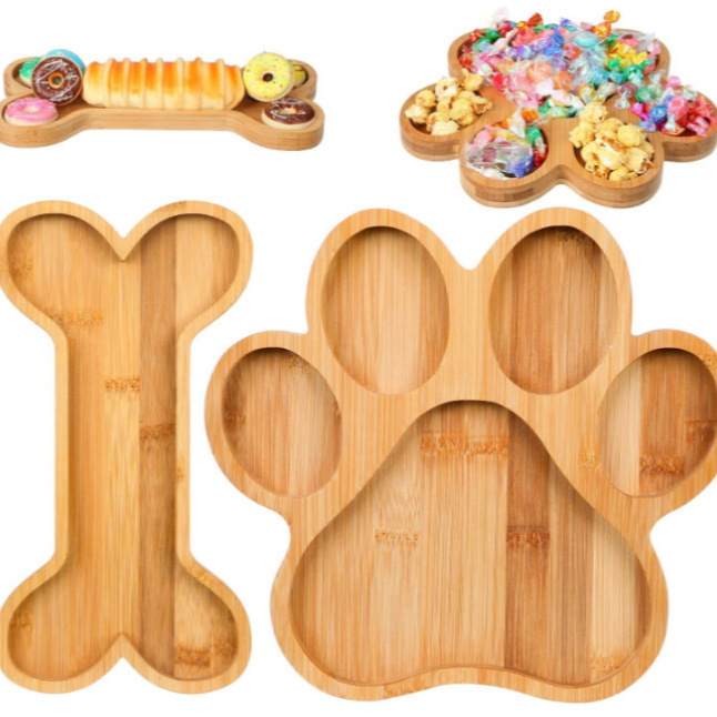 Wooden Pastry Plate, Fruit Plate, Candy Display Plate, Melon Seed Tea Snack Plate, Small Tall Dessert Plate, Chinese-Style Stand
