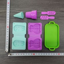 冰棒杯盘7件套 厂家直销彩泥 橡皮泥造型模具配件 儿童手工模具