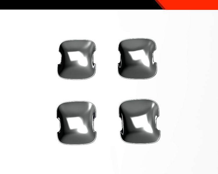 Suitable for Nissan 26 Roox Modified Exterior Door Handle Door Bowl Anti-Scratch Decorative Bright Strip Patch Automotive Supplies