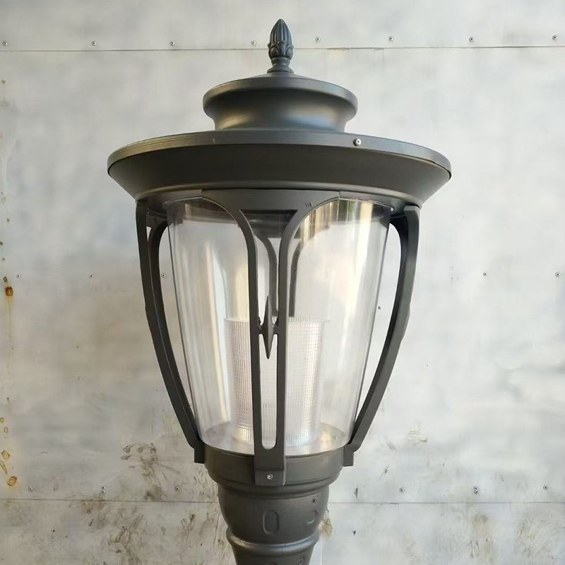 Venta al por mayor de pantallas para lámparas LED de jardín, cabezales de lámparas solares para jardín, cabezales de farolas, luces de calle para paisajismo de villas, parques y jardines comunitarios. image 78