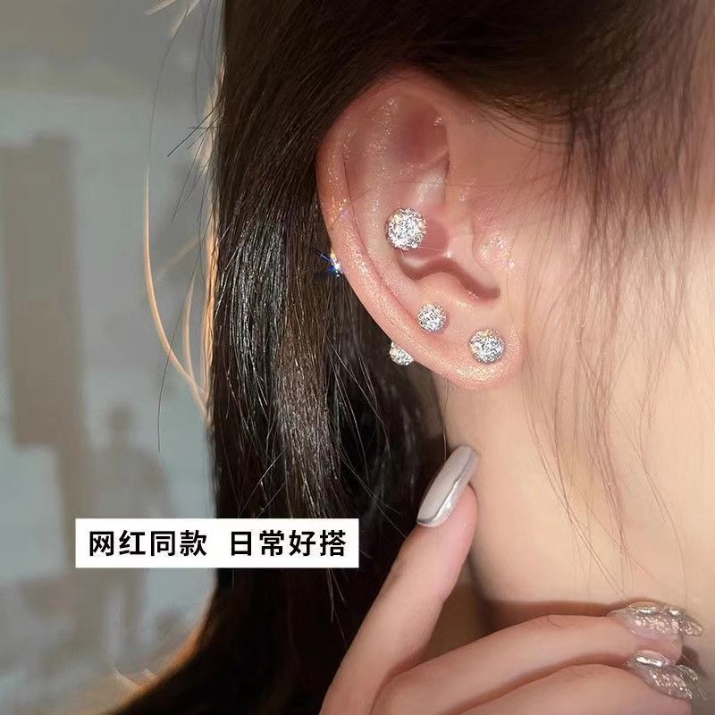 Pendientes de aleación moda coreana, estilo lujo ligero, ideales para puestos callejeros, mercado nocturno y ventas en vivo, al por mayor