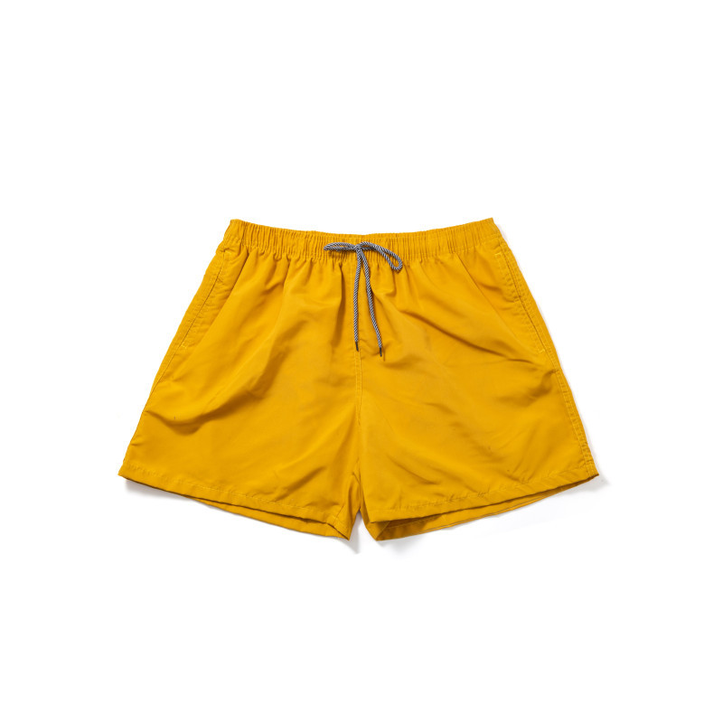 Summer men's beach pants, solid color large thin oversized sports shorts, quick drying casual shorts_mkmklike.com