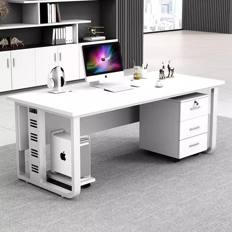 Computer desk, simple modern office desk, boss desk, staff desk, home desk, single-person office desk, Chinese style Computer desk, simple modern office desk, boss desk, staff desk, home desk, single-person office desk, Chinese style