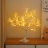 Высота 45 см, 24 LED, питание 3×AA, оптоволоконные жёлтые цветы