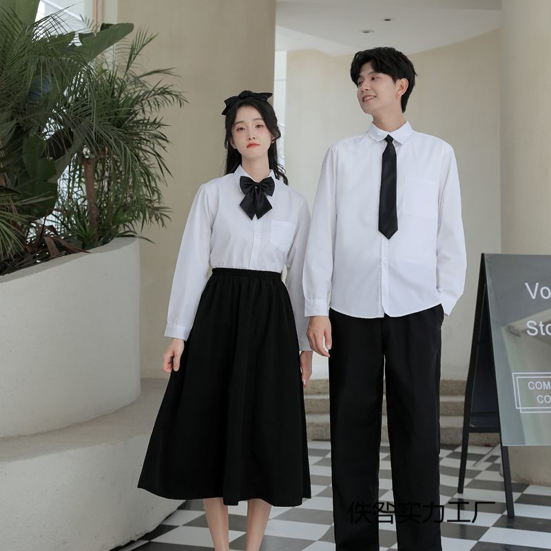 Graduation Season Class Uniforms, College Junior High School Students' Long Skirts, Graduation Suits, Junior High School Students' Summer Chorus Sports Meet Uniforms