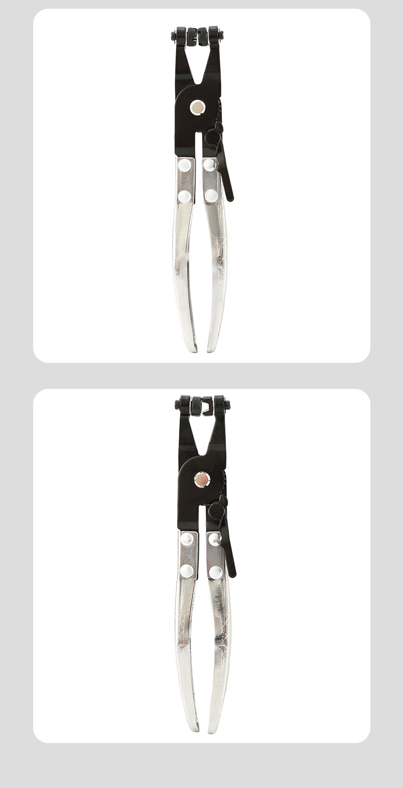 Factory direct supply straight throat pipe bundle tongs automobile water pipe tongs clamp clip tongs auto protection tools