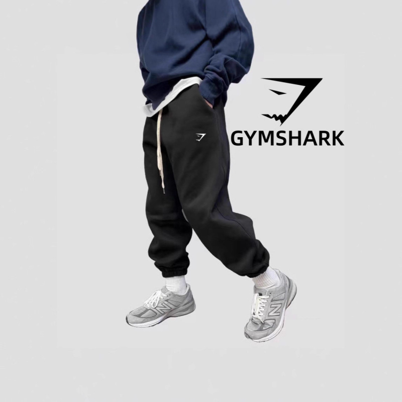 Gymsahrk New Men's Loose Simple Fleece-Lined Jogger Pants for Autumn and Winter Casual Straight-Leg Pants Trendy Gymsahrk New Men's Loose Simple Fleece-Lined Jogger Pants for Autumn and Winter Casual Straight-Leg Pants Trendy