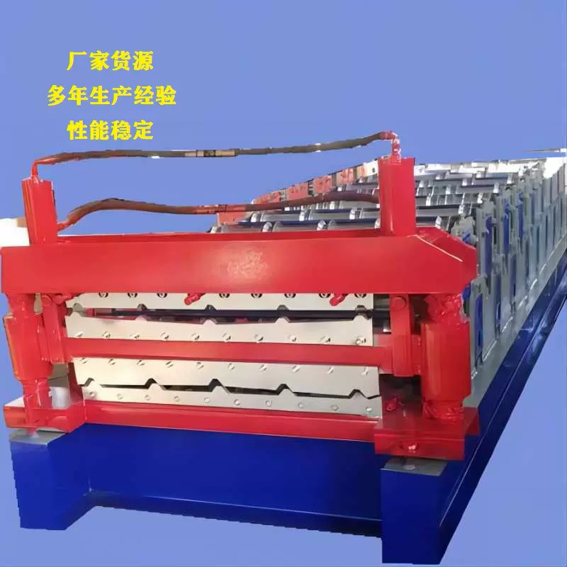 双层压瓦机彩钢瓦机械设备全自动触摸屏屋面板成型压瓦机