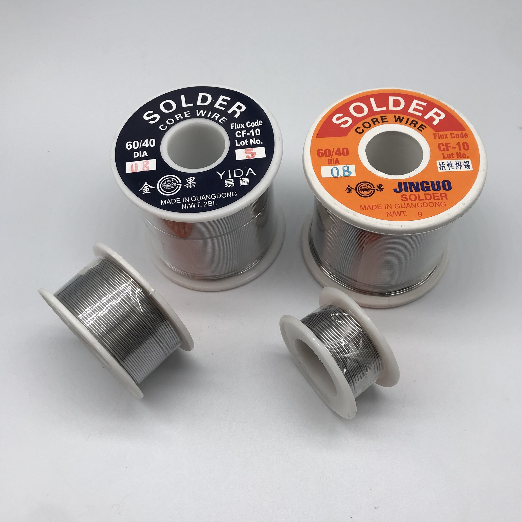 제조업체 공급 활성 솔더 와이어 청소 무료 로진 코어 0.8mm 납땜 인두 액세서리