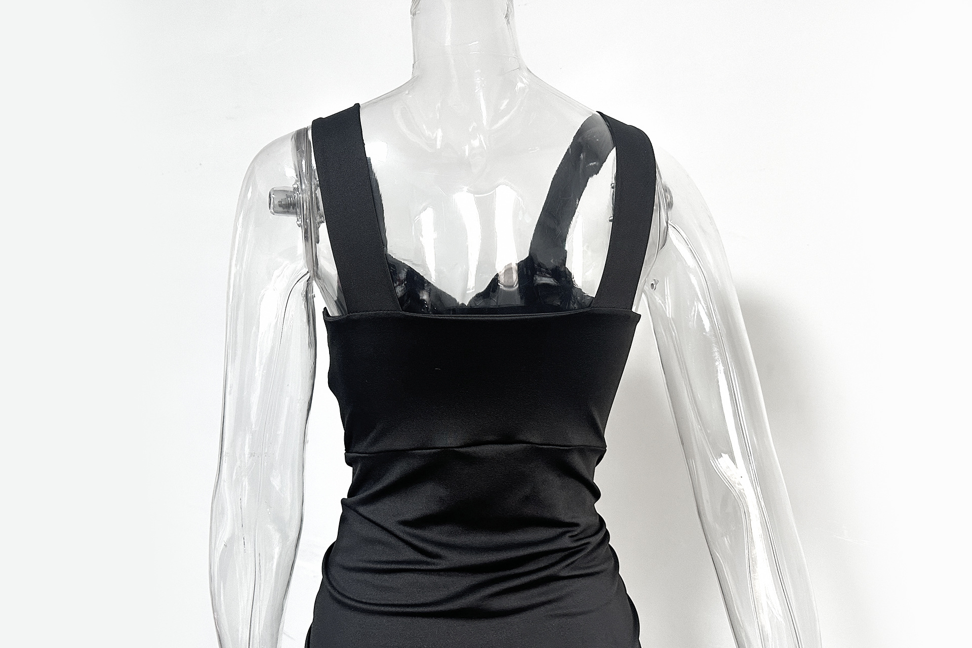 Summer Sexy Sling Dress Arrival Pleated Skinny Sheath Slim Fit Dress