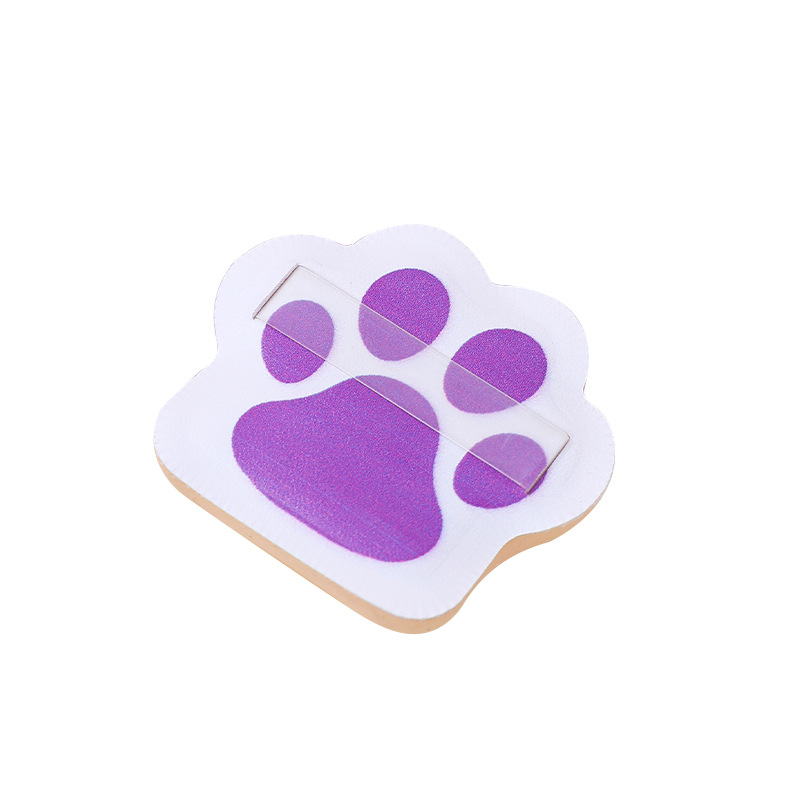 Fábrica personalizada de polvo de garra de gato 100 puntos de algodón seco húmedo líquido de base de maquillaje esponja impresión logotipo