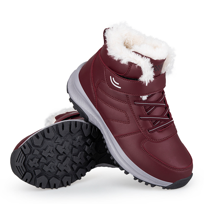 Los zapatos de algodón para ancianos se mantienen calientes en invierno y las madres de mediana edad y ancianos se calientan y engrosan las botas de nieve del noreste. image 6